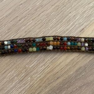 Beaded adjustable bracelet.